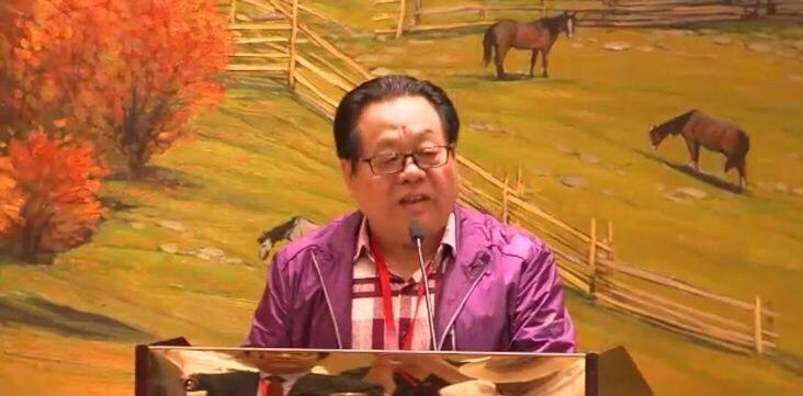中国建设书法协会会长箸名书画家米南阳